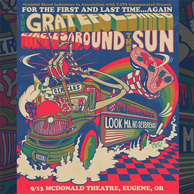 Grateful Shred & Circles Around the Sun Friday, September 13, at McDonald Theatre