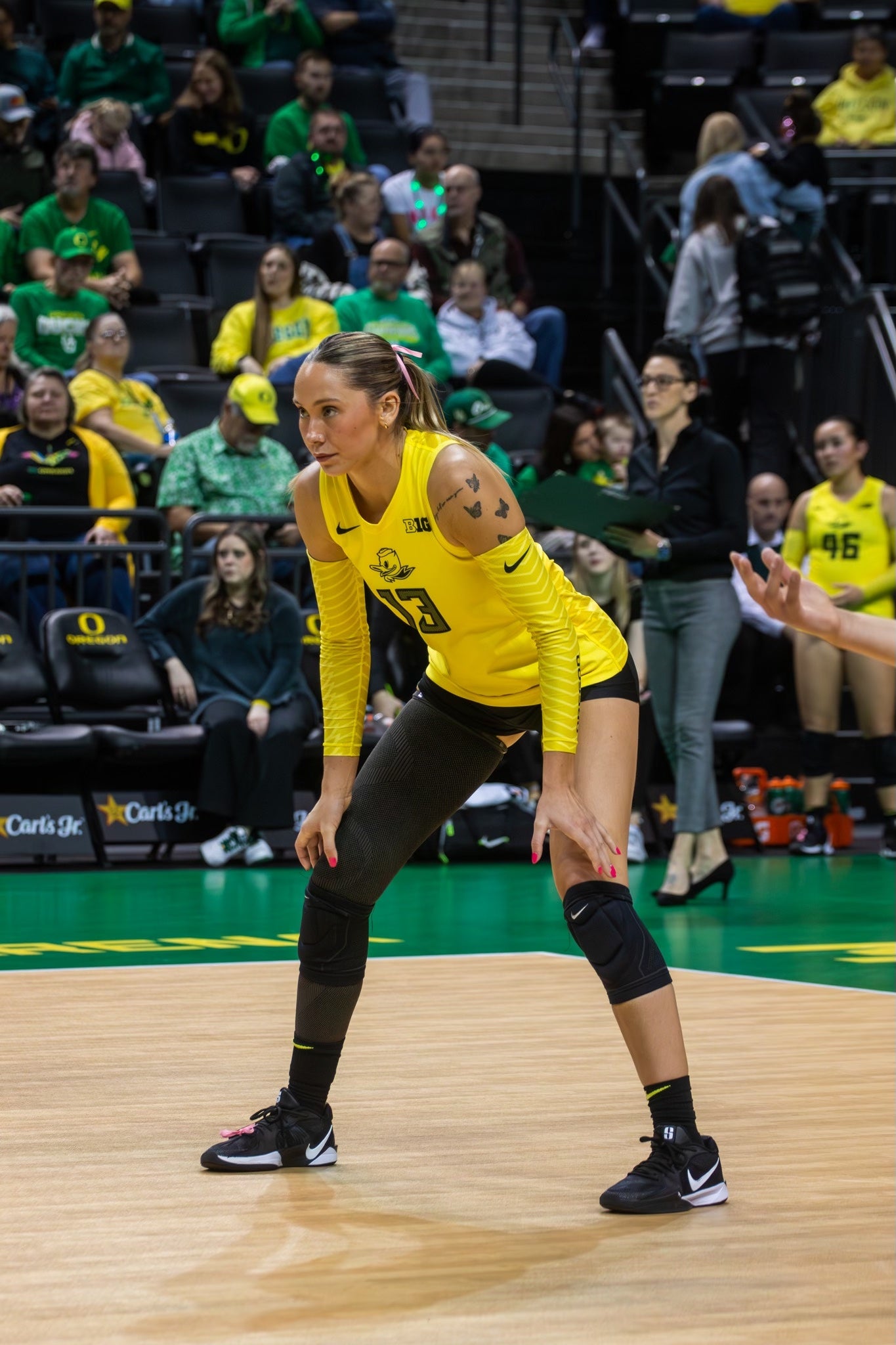 Oregon volleyball faces the Michigan State Spartans for Senior Day