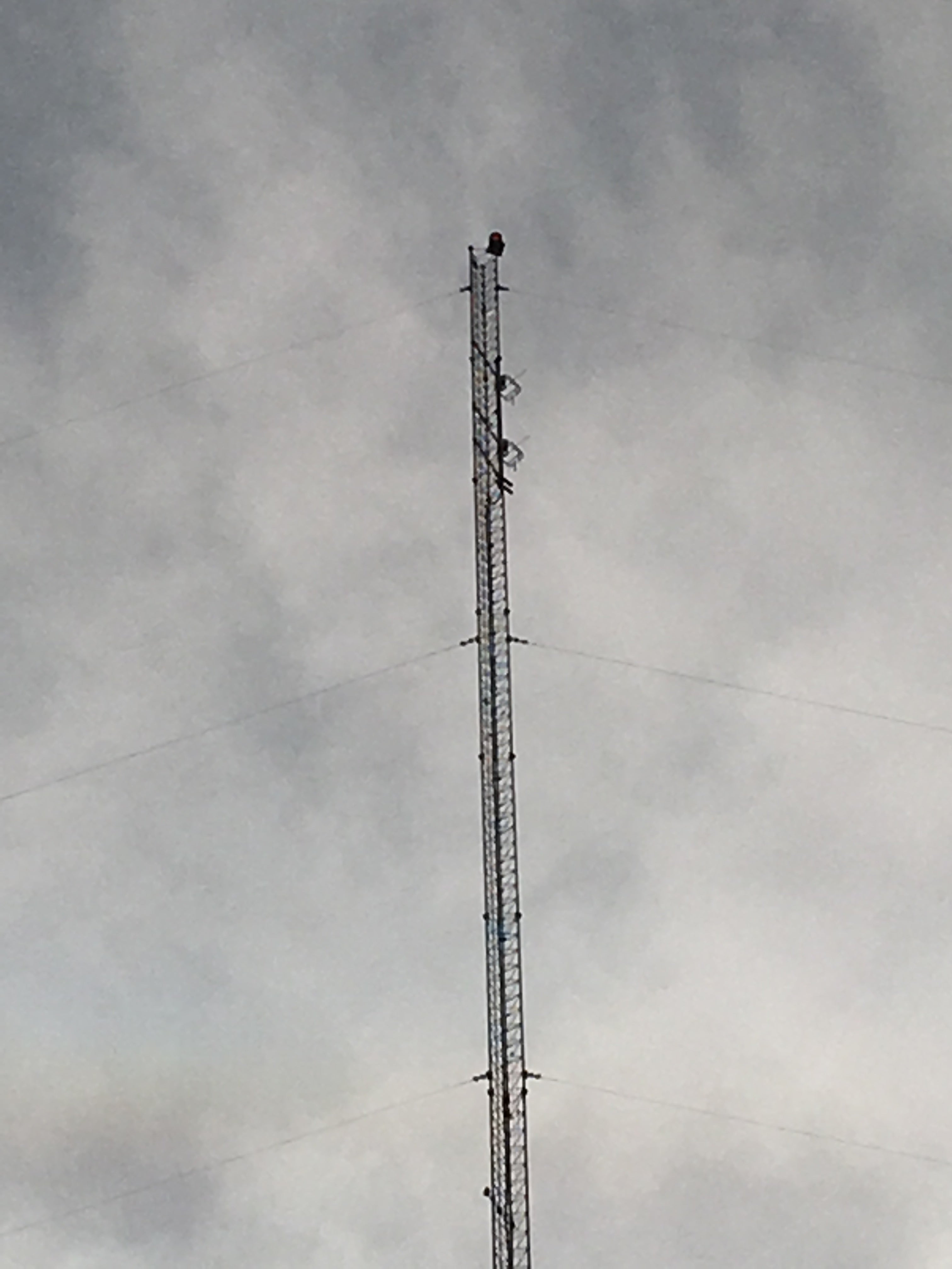sideways radio tower