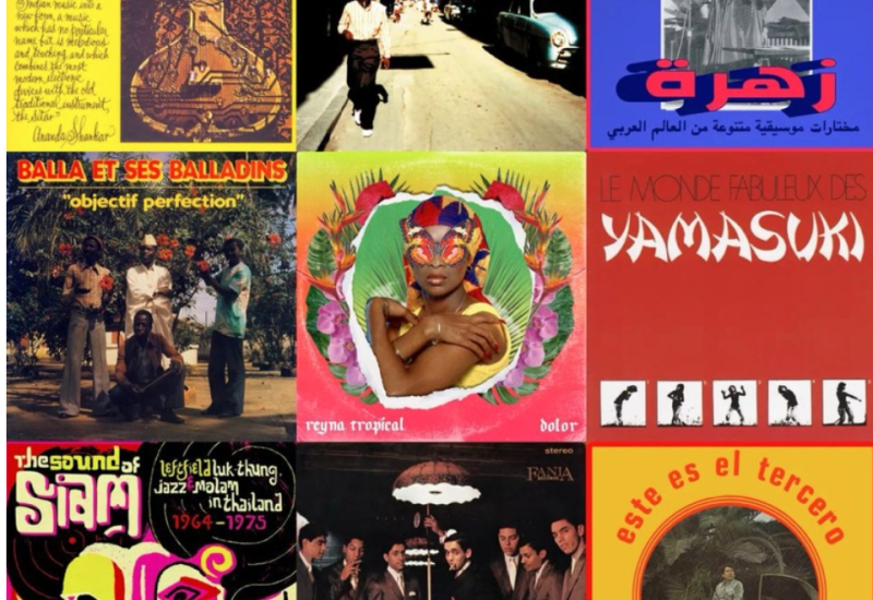 collage of album covers 